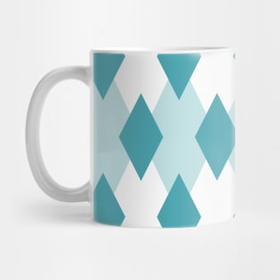 Argyle Plaid Pattern_46A4B0 Mug